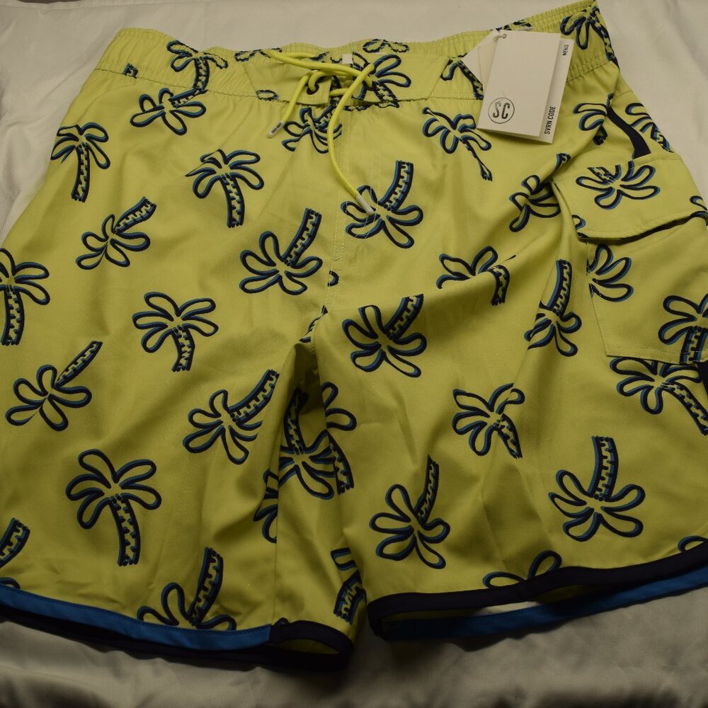 SVRN CODE Men's Swim Board Shorts Size Medium & XL  NWT  #0013 #0074